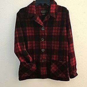 Pendleton 100% Wool Button-up Lightweight Jacket
